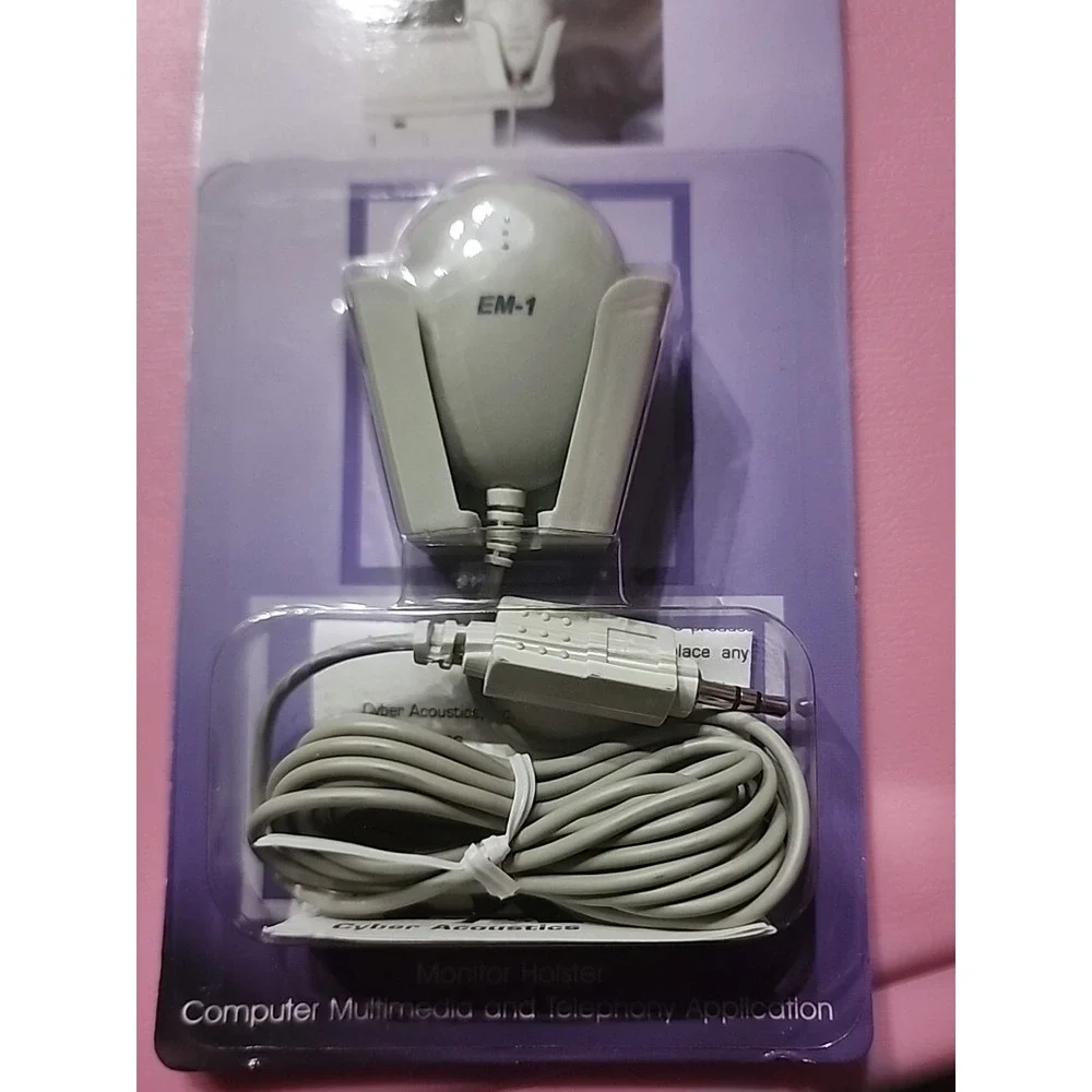 NEW Cyber Acoustics Computer Lapel Microphone‎